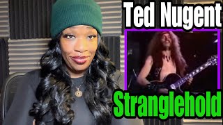 FIRST TIME HEARING TED NUGENT  STRANGLEHOLD LIVE  REACTION [upl. by Mazel]