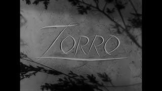 quotDisneys Zorroquot in Black amp White — Season One intro themeend credits 19571958 [upl. by Doughty]