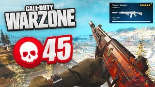 45 KILL GAME  BEST CLASSES amp GUNS in WARZONE CoD Battle Royale [upl. by Jonis]