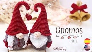 GNOMOS NAVIDAD AMIGURUMIS TEJIDO A CROCHET Parte 12  Tutorial Sub 🇺🇸🇪🇸 GretaWings [upl. by Mosley282]