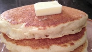 Easy Pancake Batter With Baking Soda  Pancake Breakfast [upl. by Ettevram]