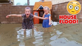 SCARY HOUSE FLOOD 😱 [upl. by Mordy]