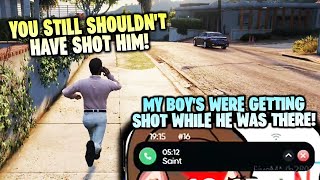 Nino Confronts Saint For Taking His Anger out on Assistant Chief  NoPixel RP  GTA RP [upl. by Avilo]