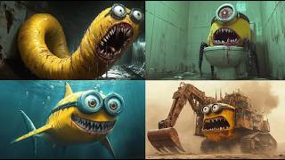 All MINION MONSTERS in One Video  Compilation [upl. by Kceb]