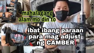 ibat ibang paraan sa pag adjust ng CAMBER  Tireman PH [upl. by Esyahc]