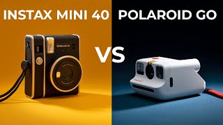 Best Instant Camera 2021 Polaroid Go VS Fujifilm Instax Mini 40 [upl. by Edith]