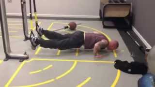 TRX  Jackknife push ups [upl. by Roosnam]