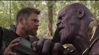 Thor vs Thanos Wakanda Battle Scene HD  Avengers Infinity War Clip Digital [upl. by Bethesde]