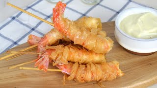 GAMBAS crujientes un APERITIVO para NAVIDAD diferente [upl. by Zahavi]