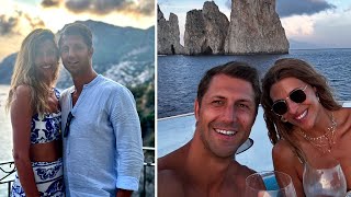 Cristina Chiabotto al mare con marito e figli tra Capri e Positano [upl. by Gottuard]