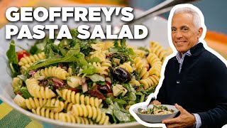 Geoffrey Zakarians Pasta Salad with Tomatoes and Cucumbers  The Kitchen  Food Network [upl. by Inna385]