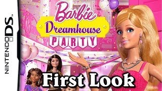 Barbie Dreamhouse Party  First Look  Nintendo DS [upl. by Aerdnas566]