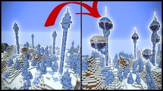 Lets Transform Minecraft ICE SPIKES [upl. by Janeczka]