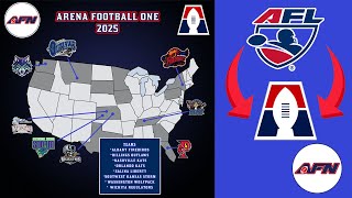 quotNewquot Arena Football League Enters The Fray Arena Football One AF1 [upl. by Andrus28]