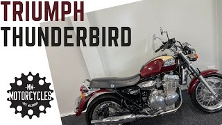 Stunning Classic Triumph Thunderbird 900 An Iconic Bike [upl. by Sadick]