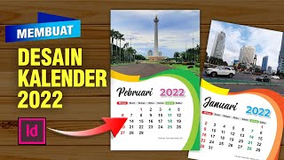 💜CARA MEMBUAT DESAIN KALENDER  Adobe InDesign [upl. by Alrak516]