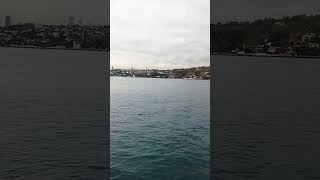 İSTANBUL Boğazı  Bosphorus Fatih Sultan Mehmet köprüsü Sağda Baltalimanı Solda Kanlıca [upl. by Neetsuj]