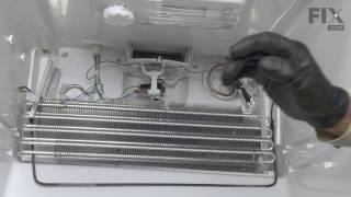 Whirlpool Refrigerator Repair  How to Replace the Defrost or Evaporator Heater [upl. by Samuelson146]