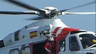 Rescate Maritimo con Helicoptero Simulacro HD [upl. by Adnale503]