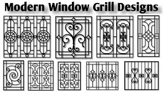 Modern Window Grill Designs  2024  latest Iron Grill Designs Top design [upl. by Nelson512]