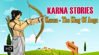 Karna Stories  Short Stories from Mahabharata  Karna The King Of Anga  Animated Stories for Kids [upl. by Aohk]