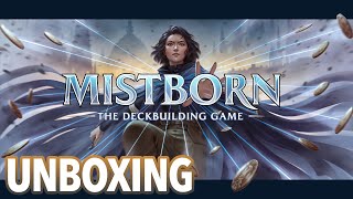 Mistborn The Deckbuilding Game  UNBOXING [upl. by Yensehc]