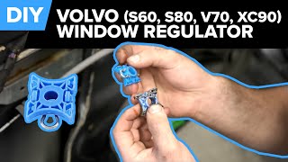 Volvo Window Regulator Sliding Block Replacement  Easy DIY S60 S80 V70 XC90 [upl. by Yorled327]