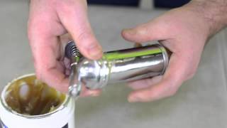 KINCROME How To Bulk Fill a Mini Grease Gun [upl. by Ahsirk]