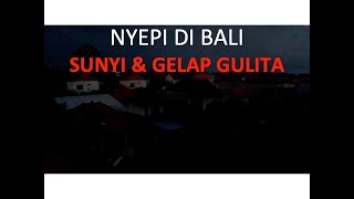 SUASANA NYEPI DI BALI  SILENT DAY [upl. by Aelanej]