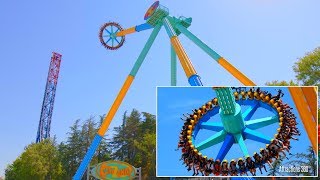 CraZanity  World’s Tallest Pendulum Ride  Six Flags Magic Mountains [upl. by Eugilegna925]