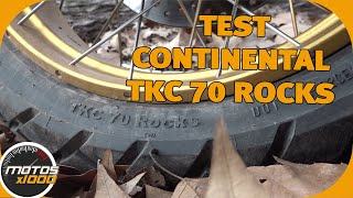 Test a fondo Continental TKC70 Rocks  Motosx1000 [upl. by Dovev85]