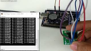 ADXL335 accelerometer interfacing with LPC2148 [upl. by Ilahsiav144]