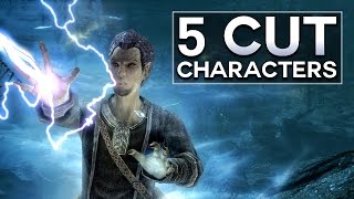 Skyrim  5 Cut Characters [upl. by Malda]