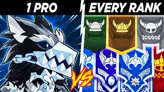 1 PRO vs EVERY Rank  Brawlhalla Crew Battle [upl. by Vinni414]