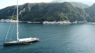 Damouchari beach Pelion  Known for Mama Mia 2008 scenes  Pelion mini series [upl. by Itsirc]