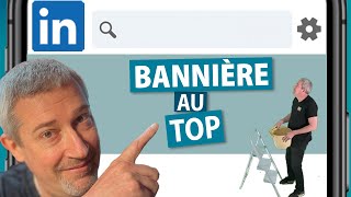 Comment créer une Bannière Linkedin au Top [upl. by Nadda]