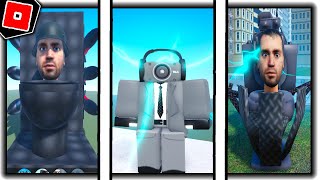 How to get ALL 3 NEW BADGES  MORPHS in SKIBIDI TOILET RP  Roblox [upl. by Porcia]