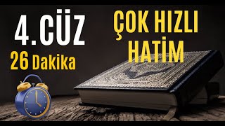 4 Cüz Hızlı Okuma Hatim Mukabele Takip [upl. by Milissa]