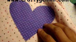 How to do Fusible Applique or Raw Edge Applique Tutorial [upl. by Mathias]