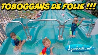 TOBOGGANS DE FOLIE À AQUABOULEVARD [upl. by Maharva987]