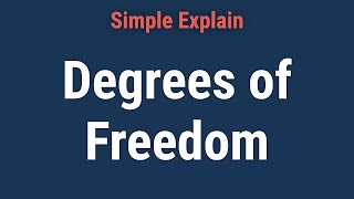 Degrees of Freedom in Statistics Explained Formula and Example [upl. by Wehttan354]