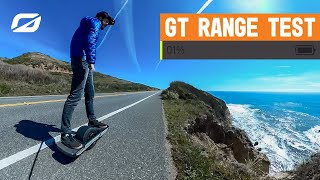 Onewheel GT Range Test Full Battery Test [upl. by Darbee]