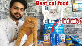 Kitty Yums Persian Cat Food and Drools Salamon Oil Review  Cat food  best cat and kitten food [upl. by Lekcim]