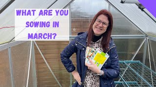 What To Sow In March  Allotment Gardening For Beginners UK [upl. by Gilly535]