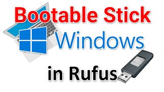 How to create bootable USB Windows 10 in Rufus [upl. by Enaols777]