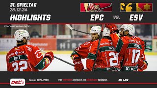 DEL2 Game Highlights Spieltag 31 Eispiraten Crimmitschau vs ESV Kaufbeuren [upl. by Issak]