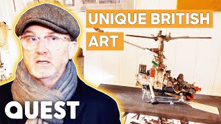 Drew Is BLOWN AWAY By An Unusual Art Collection  Salvage Hunters [upl. by Rue]