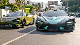 Mclaren 765LT vs Mclaren 720S Widebody Full Carbon Fiber [upl. by Zindman822]