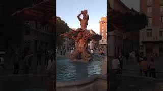 Piazza Barberini Roma rome romeitaly travel history art holliday shorts walkingtour walking [upl. by Longawa]