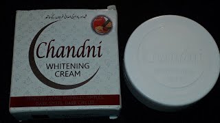 Chandni Whitening Cream Review Hindi [upl. by Cichocki42]